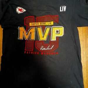 KC CHIEFS MVP BLACK T SHIRT